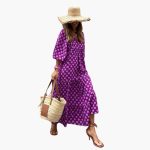 Boho Maxi Dress for Women - Floral Pattern & Loose Fit - Image 5