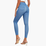 Women's High-Waisted Jeggings with Slim Leg - Image 7