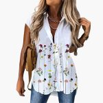 Summer Top for Women with - Butterfly Print Light - Image 6