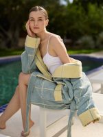 Windowpane Resort Robe - Last Chance - Image 9