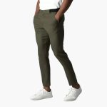 Men’s Stretch Chinos with Elastic Waistband and Slim Legs - Image 7