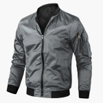 Men's Zip-Up Bomber Jacket – Modern & Lightweight - Image 6