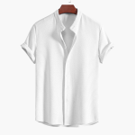 Men's Shirt with Stand Collar - Slim Fit, Elegant & Modern - Image 7