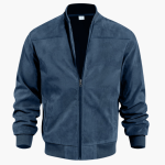 Men's Bomber Jacket with Zipper and Side Pockets - Image 7