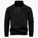 Men’s Fleece Pullover with Half-Zip Neckline - Image 8