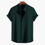 Men's Shirt with Stand Collar - Slim Fit, Elegant & Modern - Image 8