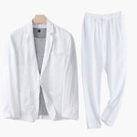 Light Summer Men's Suit – Blazer with Matching Pants - Image 8