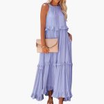 Maxi Dress Layers - Ruffle Dress for Women, Elegant & Airy - Image 28