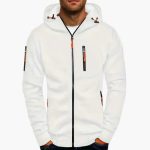 Men’s Hooded Jacket with Zipper and Pockets - Image 9