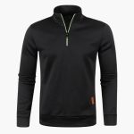 Men’s Pullover with Half-Zip Neckline and Long Sleeves - Image 7