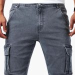 Men’s Cargo Jeans with Stretch and Pockets - Image 5