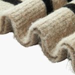 Women's Pullover with V-Neck and Striped Surface - Image 7