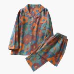 Women's Fleece Pajama Set with Bear Motif and Elastic Waistband - Image 9