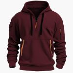 Men’s Hoodie with Adjustable Hood and Zipped Pockets - Image 7