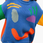 Knitted Sweater for Women - with Oversized Fit and Smiley Design - Image 8