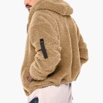 Men's Fleece Jacket with Hood and Zipper - Image 3