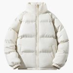 Warm Women's Puffer Jacket with Fleece Lining and Hood - Image 8