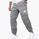 Men's Corduroy Pants with Waistband and Side Pockets - Image 8