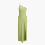 Satin Slip Dress for Women with Slit – Elegant Evening Dress - Image 8