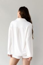 Women's Bamboo Stretch-Knit Long Sleeve Polo - Last Chance - Image 4