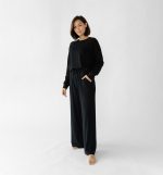 Women's Brushed Bamboo Wide Leg Patch Pocket Pant - Last Chance - Image 9