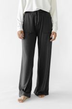 Women's Brushed Bamboo Wide Leg Patch Pocket Pant - Last Chance - Image 13