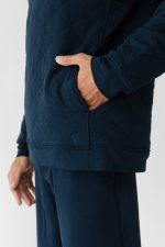 Men's Brushed Bamboo Quilted Snap Pullover - Last Chance - Image 15