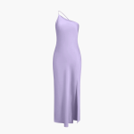 Satin Slip Dress for Women with Slit – Elegant Evening Dress - Image 9