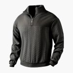 Warmer and stylish half-zip pullover for men - Image 9