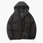 Women's Hooded Jacket with Zipper and Exterior Stitching - Image 7