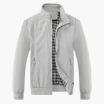 Slim Fit Bomber Jacket for Men - Image 8