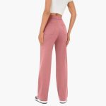 High Waist Palazzo Pants for Women with Button Placket – Stylish & Comfortable - Image 3