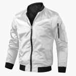 Men's Zip-Up Bomber Jacket – Modern & Lightweight - Image 8