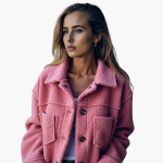 Women's Fleece Jacket with Buttons – Cozy & Warm - Image 9