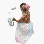 Patchwork Maxi Dress - Women's Summer Dress with Spaghetti Straps - Image 7