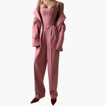 Pantsuit with Corset Blazer for Women – Tailored and Elegant - Image 9