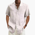Men's Casual Shirt - Short Sleeve with Button Placket, Summer Style - Image 9