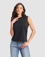 Women's All Day Sleeveless Tee - Image 3