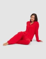Women's Bamboo Rib-Knit Classic Pajama Pant - Image 7