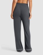 Women's Bamboo Rib-Knit Classic Long Sleeve Pajama Set - Image 20