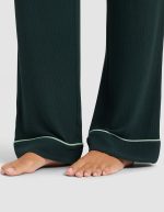 Women's Bamboo Rib-Knit Classic Long Sleeve Pajama Set - Image 27