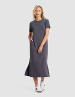 Women's Brushed Bamboo Midi Dress - Image 8