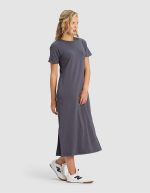 Women's Brushed Bamboo Midi Dress - Image 9