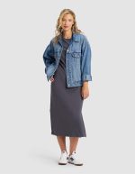 Women's Brushed Bamboo Midi Dress - Image 11