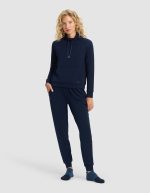 Women's Brushed Bamboo Mock Neck & Jogger Set - Image 3