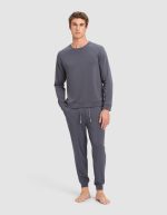 Men's Brushed Bamboo Jogger Set - Image 9