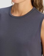 Women's Brushed Bamboo Sleeveless Midi Dress - Image 25