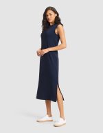 Women's Brushed Bamboo Sleeveless Midi Dress - Image 17
