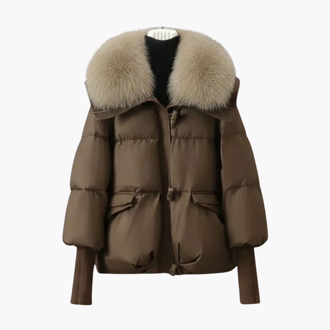 Copy_of_Mahadi_Copy_of_Untitled_Design_11.png Women’s Puffer Jacket with Faux Fur Collar and Ribbed Cuffs - Image 1
