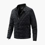 Men’s Quilted Padded Jacket with Zip Closure